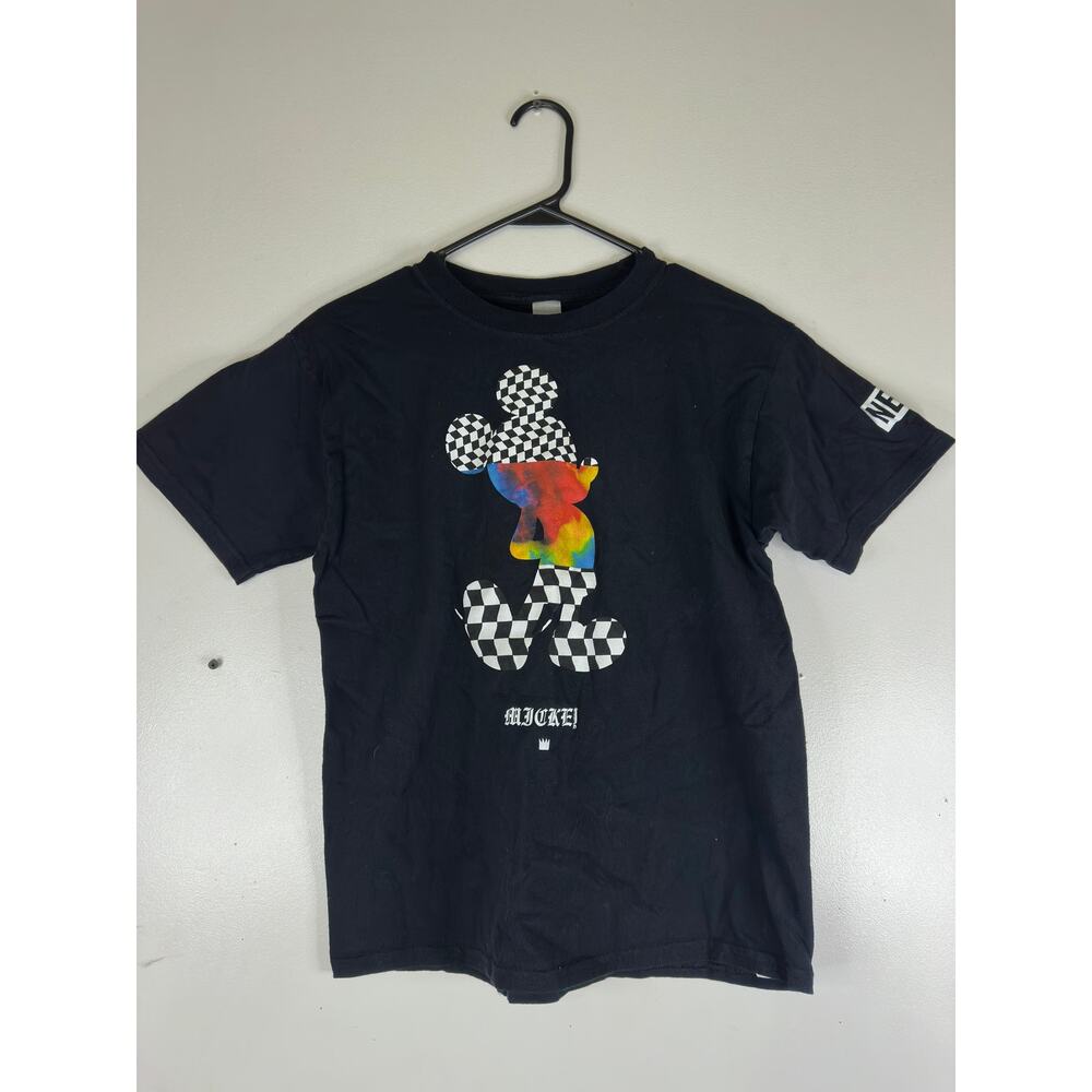 Disney Neff Collab Psychedelic Mickey Screen Printed T-Shirt Youth L